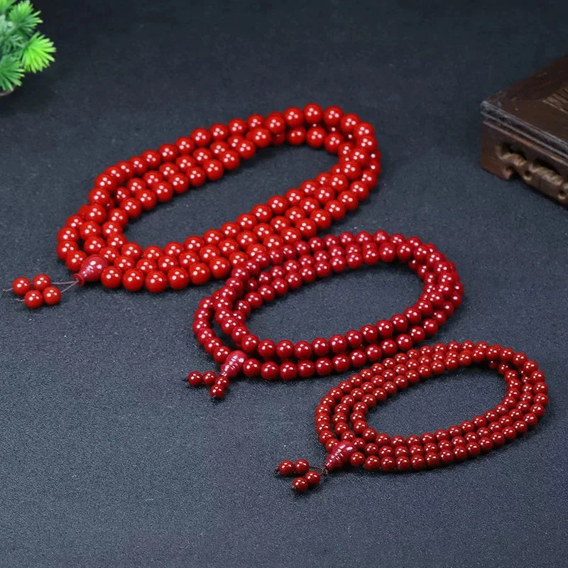 紫金砂 108 顆多圈手串・低含量款